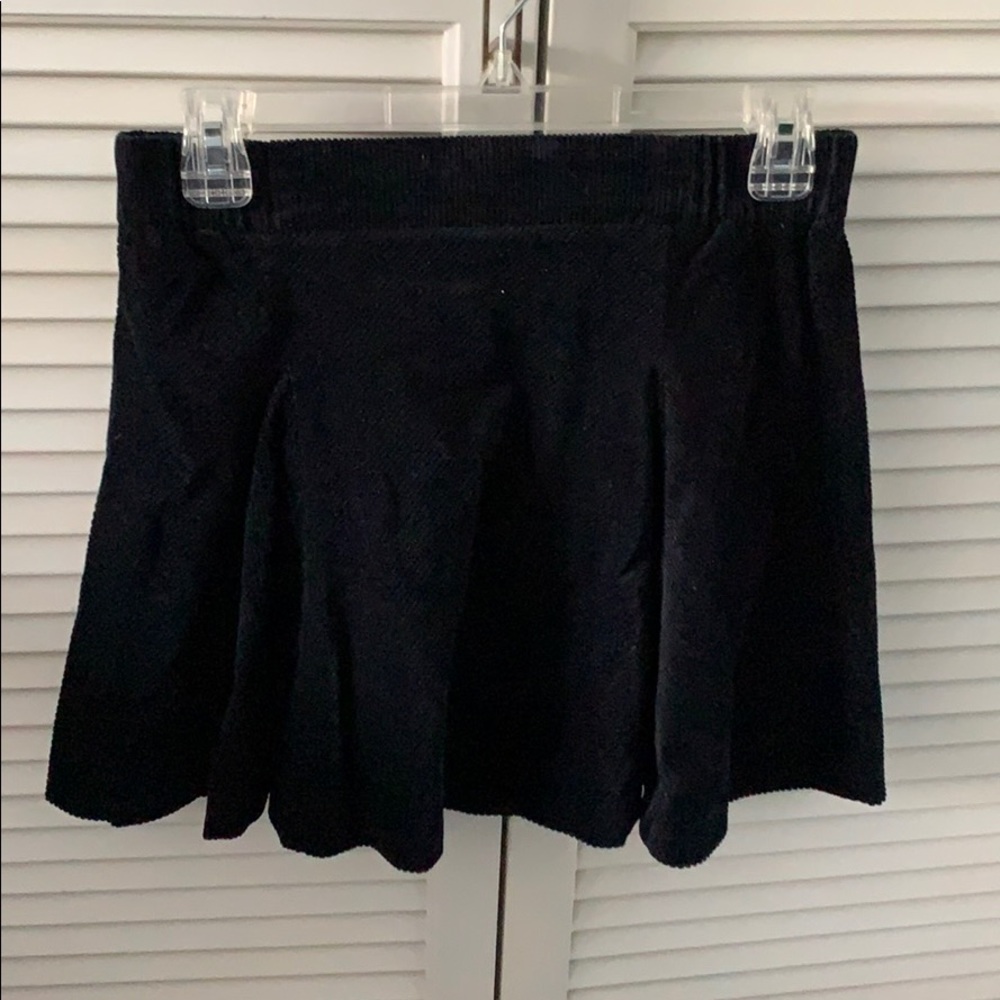 Zara Pleated Corduroy Skirt